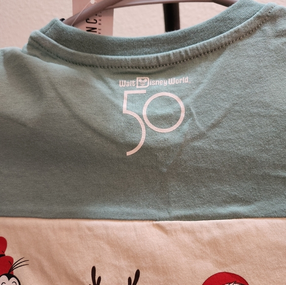 Disney Walt Disney World 50th Anniversary Holiday Panel Toddler T-Shirt - Picture 4 of 8